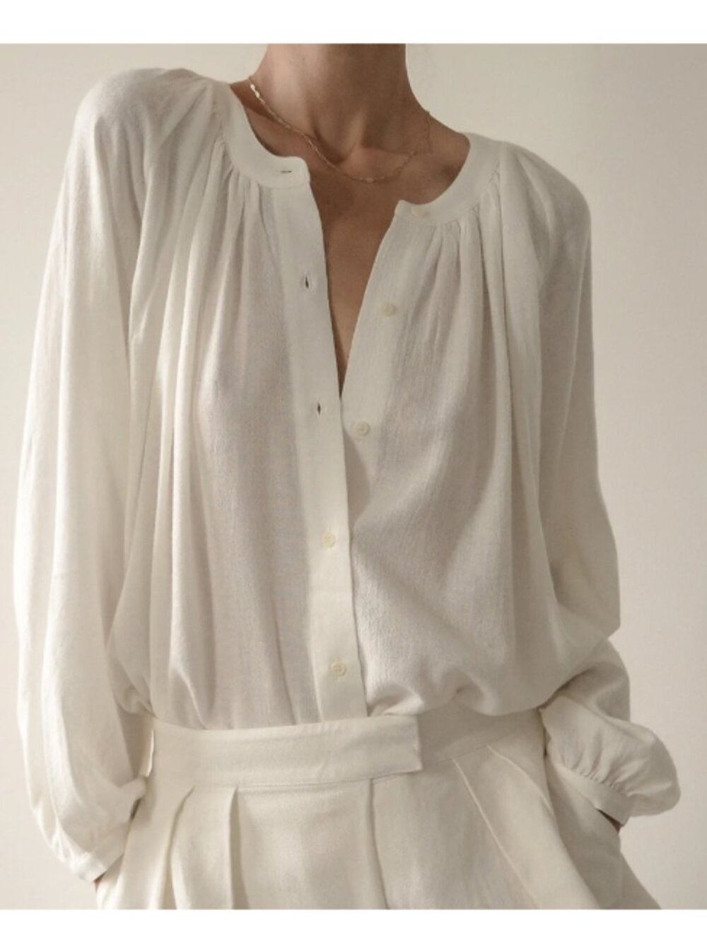 Jenni Kayne Long-Sleeve Willow Blouse